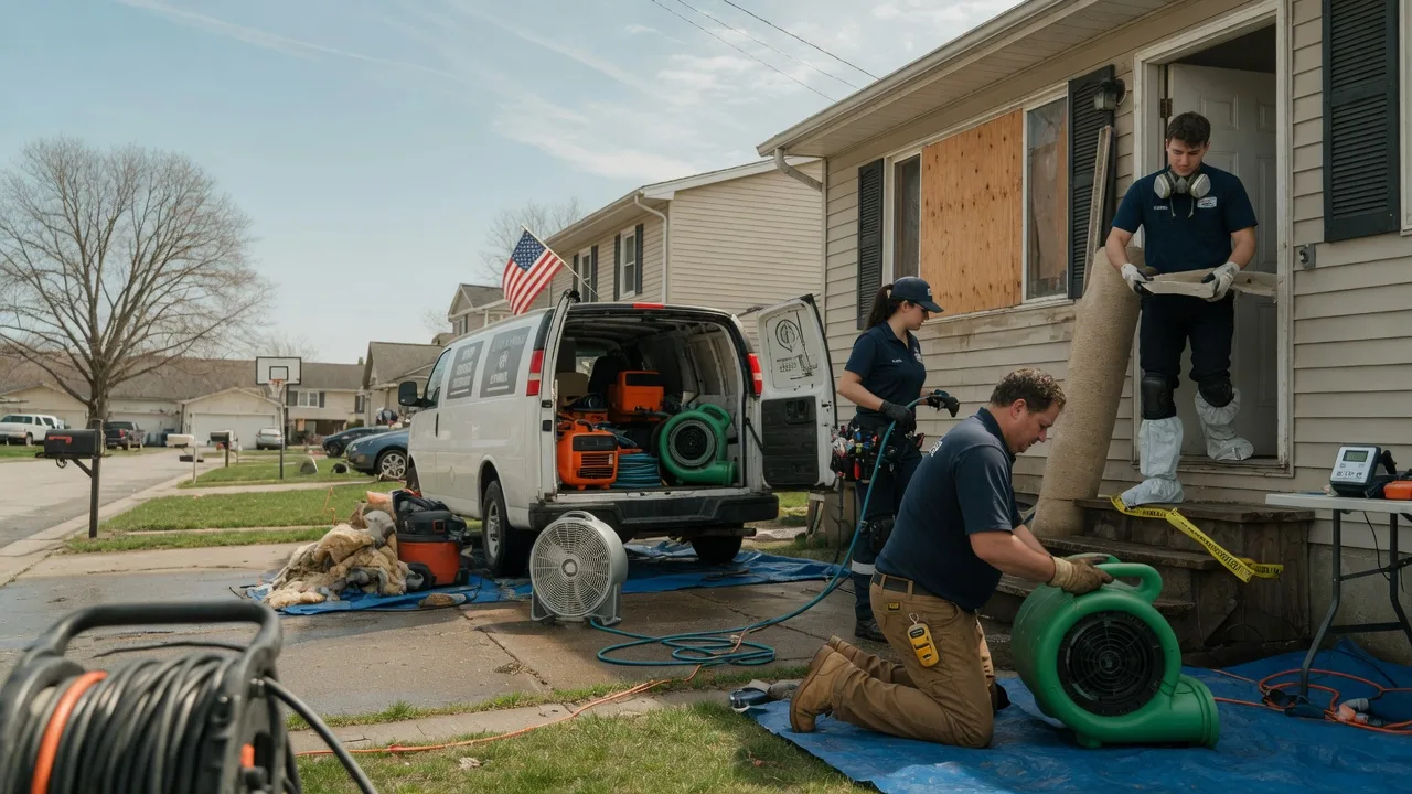 Water Damage Restoration in Sardinia, OH near me